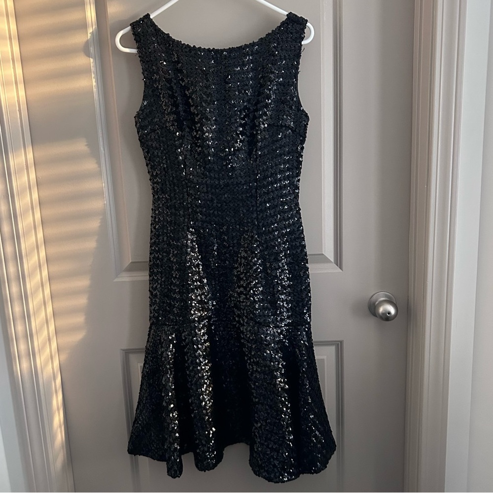 Vintage sequin dress women’s black EUC - Picture 11 of 11